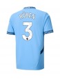 Manchester City Ruben Dias #3 Domácí Dres 2024-25 Krátký Rukáv